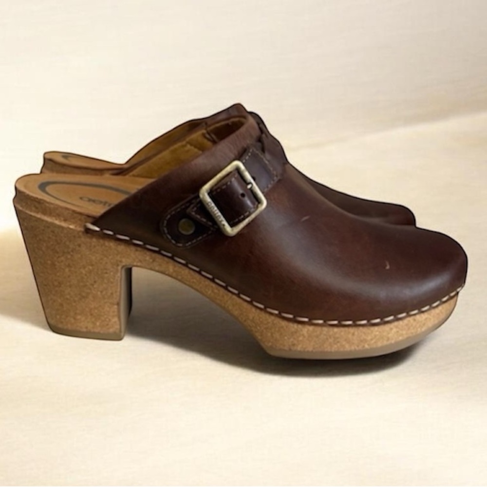 Aetrex - Corey Clog Brown Women’s Size 9 (NWT)